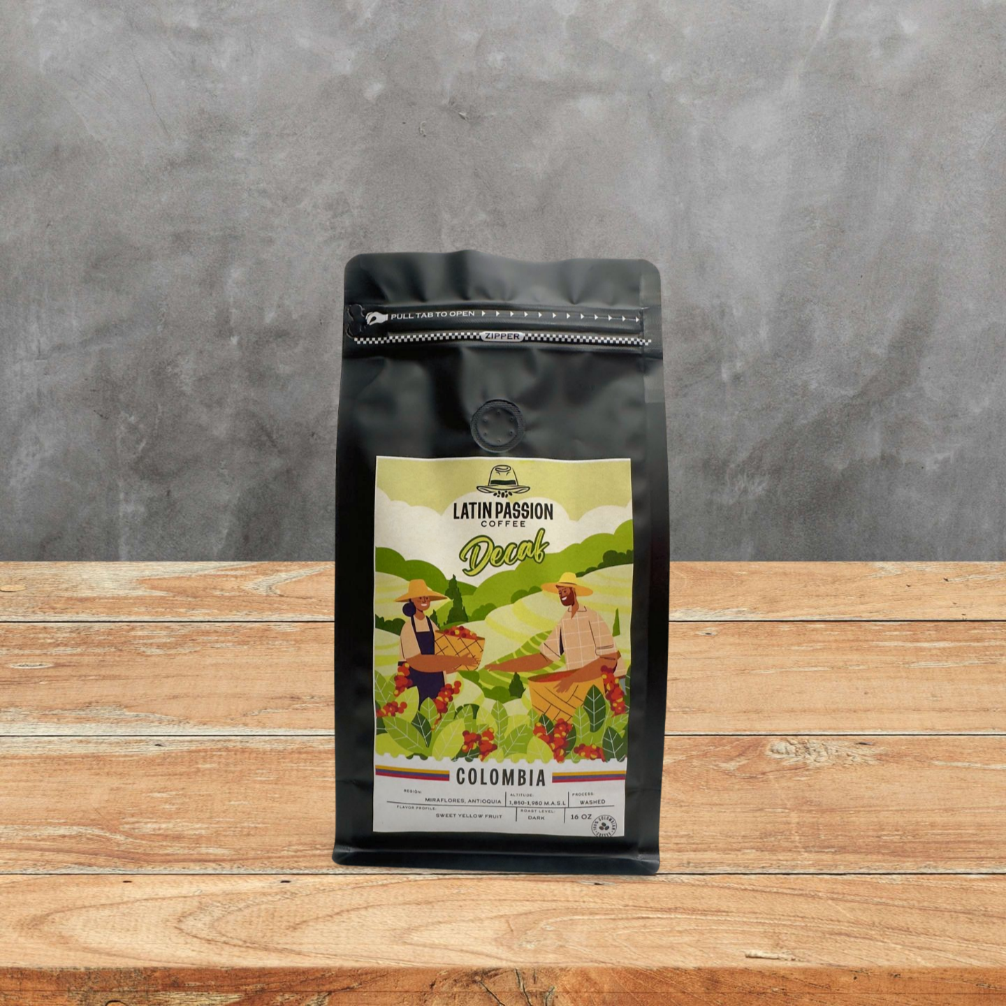 Latin Passion Premium Decaf Roast Coffee| 100% Colombian